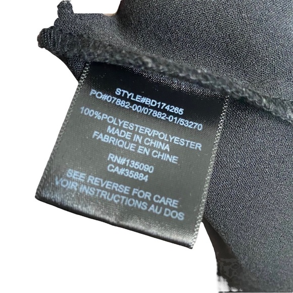 BLACK SWAN | Woman’s Black Ruffled Sleeveless Dress​​ - Picture 7 of 7